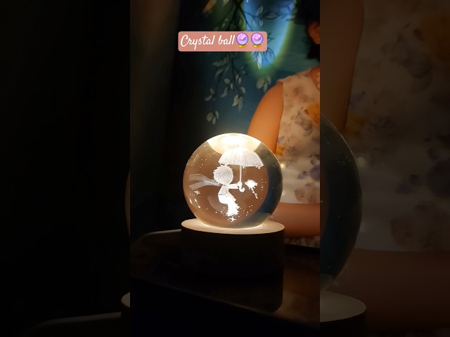 Crystal ball 3d Night Light...! 🔮🔮 #aesthetic #gift #beautiful