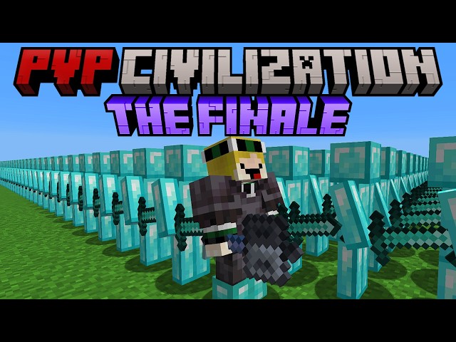 Minecraft but I become the MACE of PVP CIVILIZATION