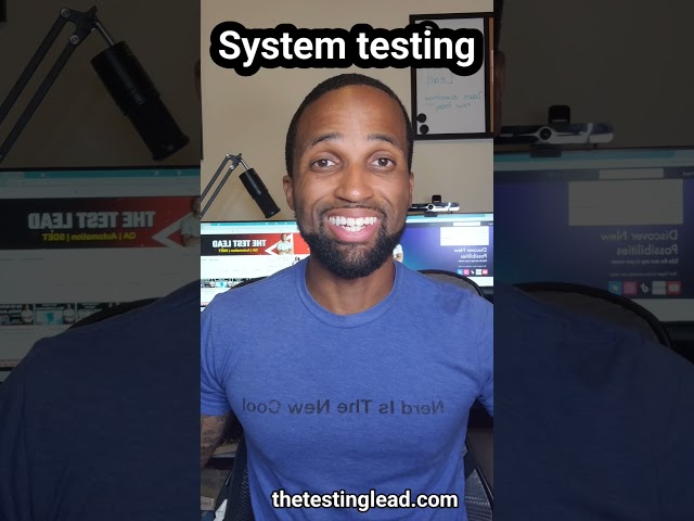System Testing #qa #qalead #tester #automationtesting #softwaredevelopment