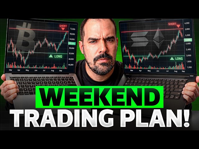 The Bitcoin and Altcoin Entries I'm Watching This Weekend (Live Trading)