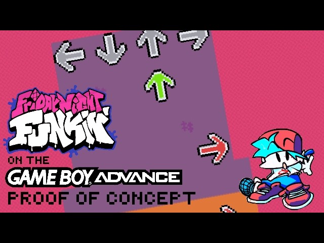 Friday Night Funkin' on the GBA!? - Demake/Port For The Game Boy Advance