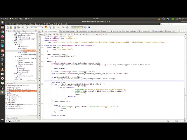 eZ platform 3: Editor Word Suggestion bundle