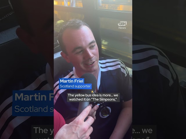 Why are these fans taking a school bus to the World Cup?