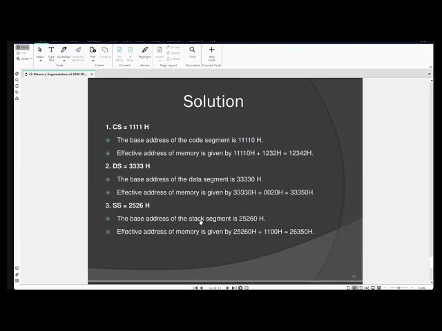 Microprocessors, how to calculate the effective address