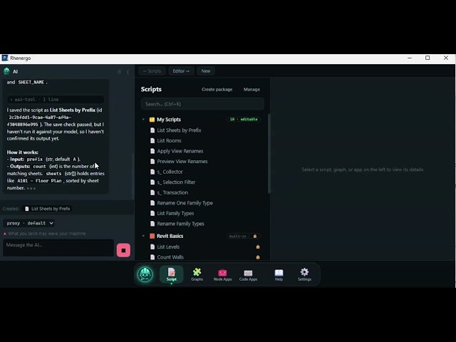 Rhenergo - AI For Revit Scripts