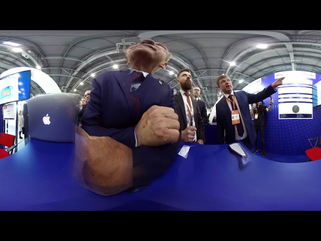 Российский венчурный форум. Стенд Global Media в формате 360 градусов