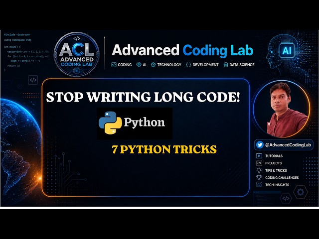 Advanced 7 Python List Tricks You MUST Know! @AdvancedCodingLab
