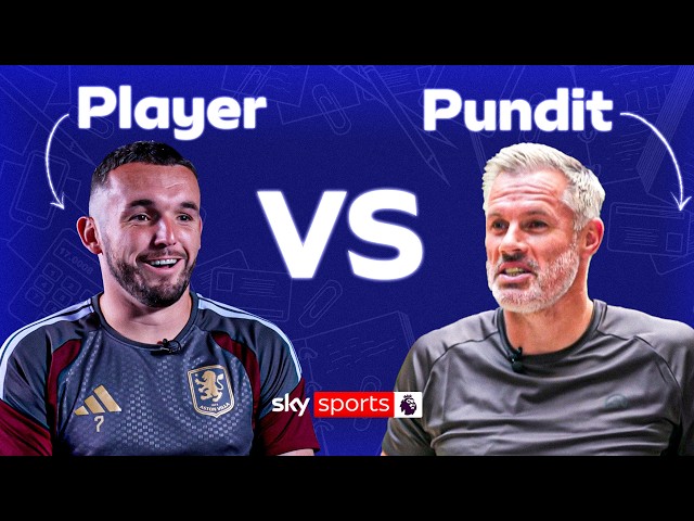 Jamie Carragher vs John McGinn | Player vs Pundit 🦁
