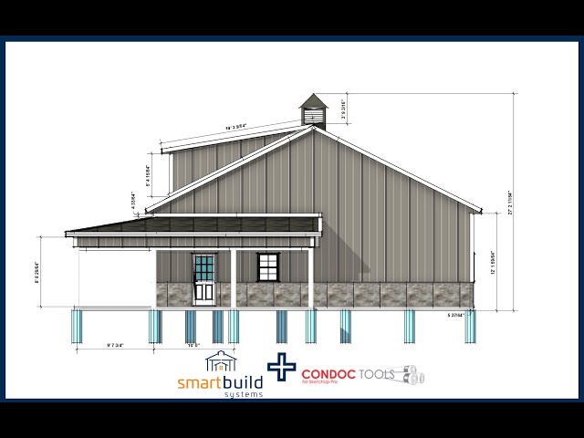 Create professional drawings easier than ever!!  SmartBuild+ConDoc
