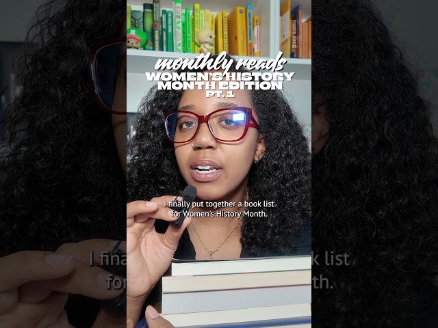 I hope y’all been reading books all about the ladies, because…duh right? #whm #womenauthors