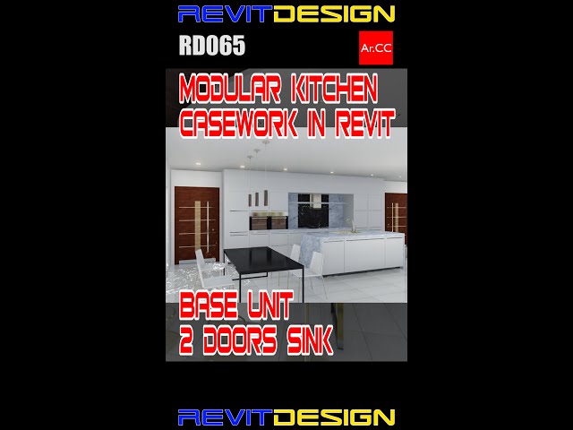 Revit Casework Base Unit 2 Doors Sink