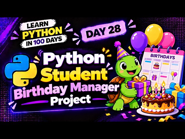 Student Birthday Manager Project 🎂