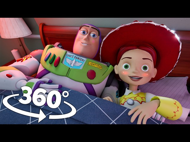 TOY STORY 5 360° - Buzz & Jessie Movie Compilation! 1 | VR 4K