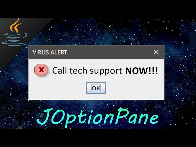 Java JOptionPane 🛑