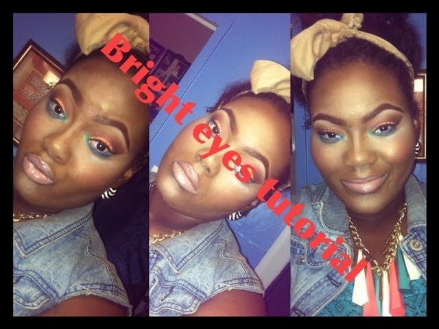 SUMMER BRIGHT EYES MAKEUP TUTORIAL