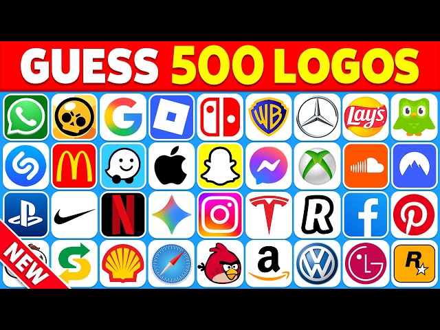Guess the Logo in 3 Seconds | 500 Famous Logos | Logo Quiz 2026