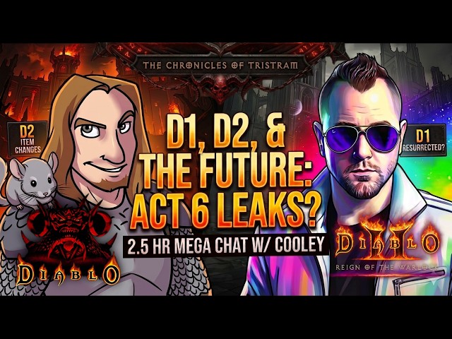 A Diablo II Resurrected Chat With @Coooley (Leaks, Changes, Blizzcon, & More!)