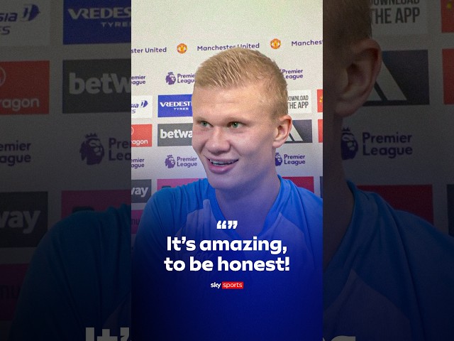 Erling Haaland is LOVING that derby win 😆💪 #haaland #mancity #premierleague #football #erlinghaaland