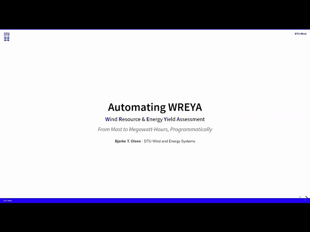 Masterclass - Wind Resource Assessment for Programmers (PyWAsP)_10 March 2026