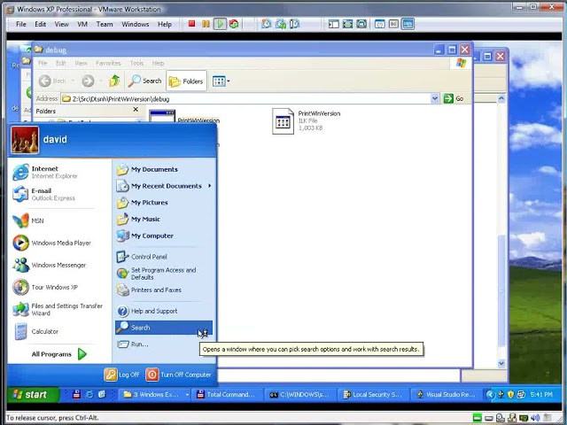 05 Use Remote Debugging in a Windows Console Application