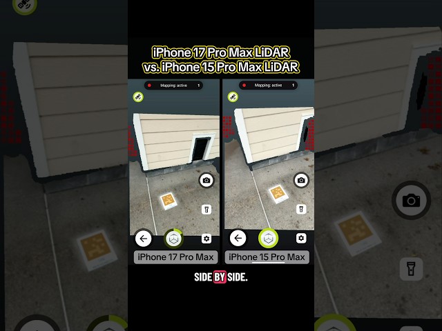 iPhone 17 Pro Max vs. iPhone 15 Pro Max for LiDAR 3D Scanning!
