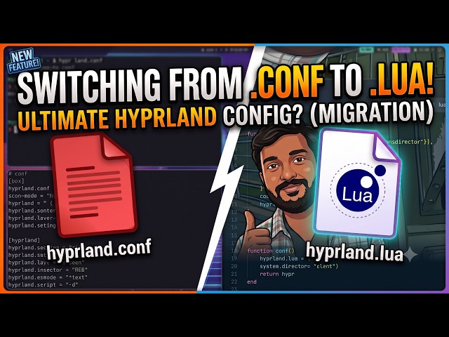 Hyprland written in lua - A quick overview of my new config file