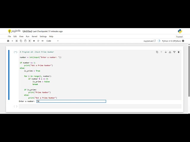 🐍 Python for Beginners #10 | Check Prime Number | Python Program Using For Loop