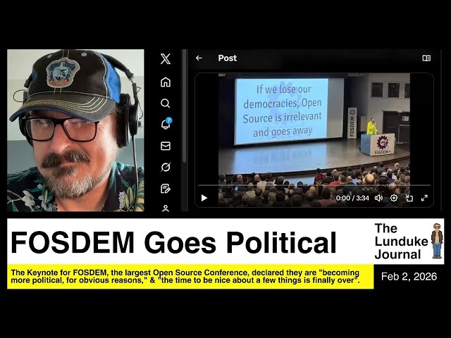 FOSDEM Goes Political