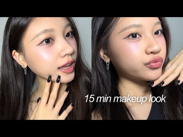 easy "15 min" everyday makeup look ♡ beginner friendly & step by step guides
