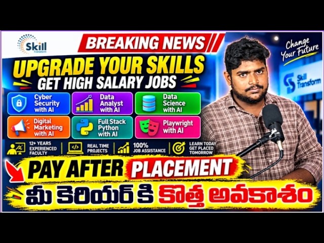 Best Software Training Institute in Hyderabad | SkillTransform | Job-Oriented IT Courses