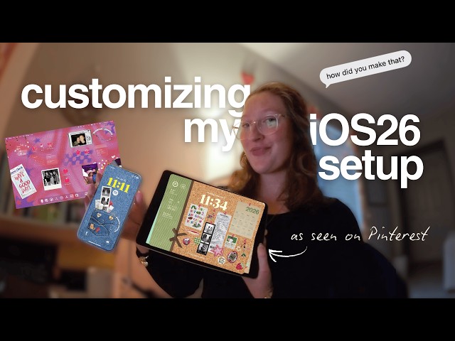 How to customize wallpapers, widgets & icons (iOS26) ⊹ In-depth Canva tutorial & FREE template