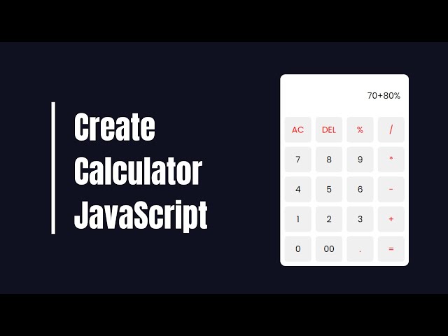 Create Responsive Calculator Using HTML CSS & Javascript
