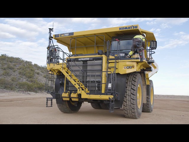 Komatsu HD785-8 cab familiarization