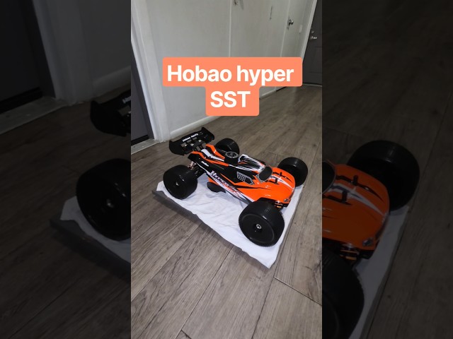 Pure Beauty! HoBao Hyper SST 1/8 Nitro Truggy 🧡🔥 #nitrorc  #Shorts