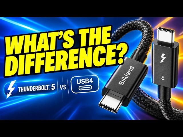 Thunderbolt 5 vs USB4 What's the REAL Difference?