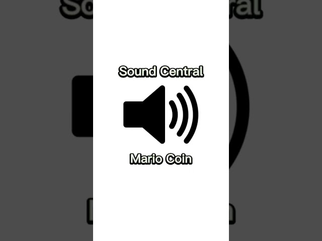 Mario Coin Sound Effect #soundcentral #mario