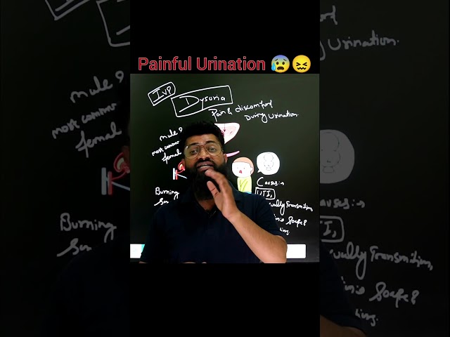 painful Urination 😰😖 #medical #urologist #biology #medicine #science #knowledge #shorts #viralshort