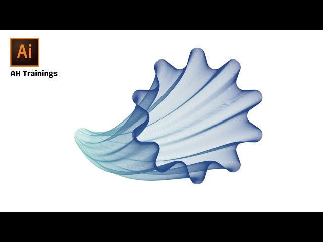 How to create blend in Adobe Illustrator | Blend Flower | Adobe illustrator Tutorial