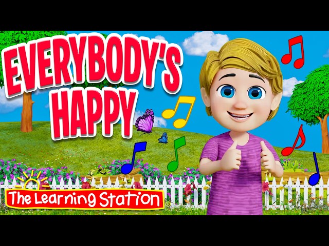 Everybody's Happy ♫ Brain Break ♫ Body Parts ♫ Kid Songs by The Learning Station