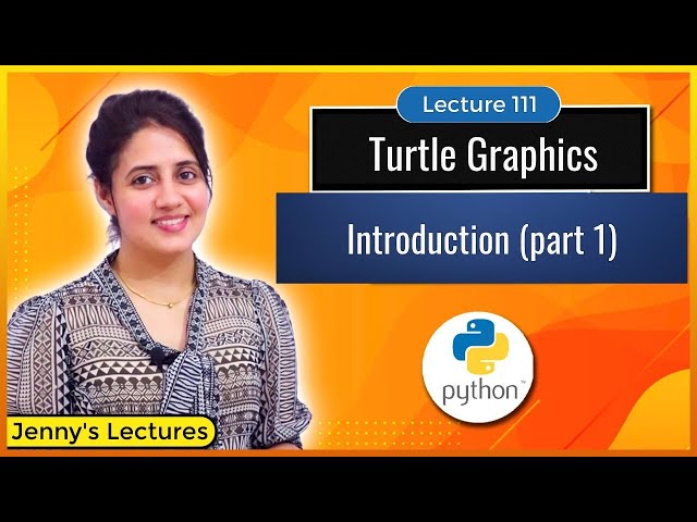 Python Turtle Graphics Introduction | Python Tutorials for Beginners #lec111