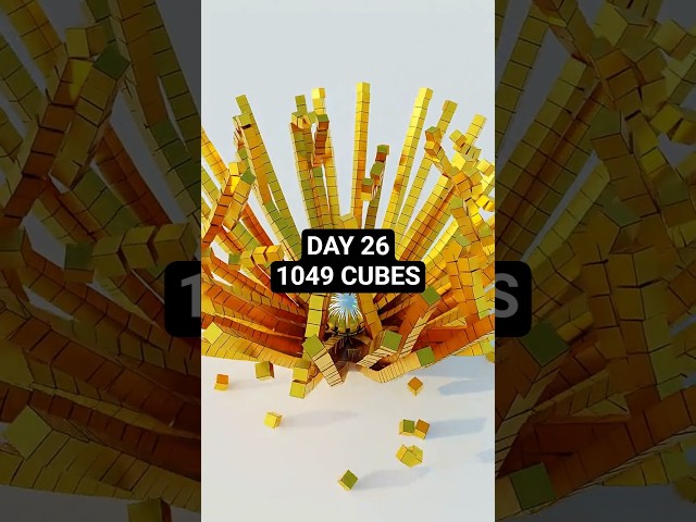 Trying to crash blender using cubes! Day 26