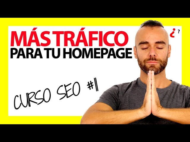 GET MORE TRAFFIC WITH YOUR HOMEPAGE - SEO COURSE #11