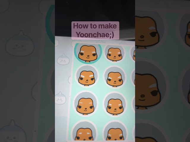 Easy tutorial 😁 #tocaboca #characterdesign #yoonchae #Katseye