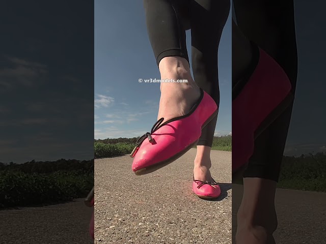Bright Pink Ballerina Flats 🩷 Would You Rate Them 1–10?
