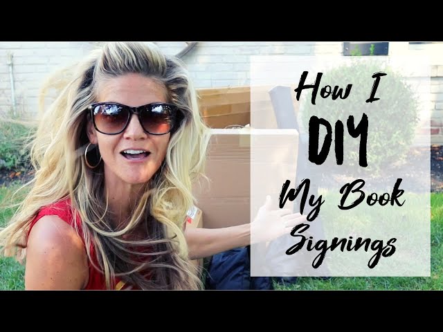 How I DIY My Book Signings (with COVID Restrictions)