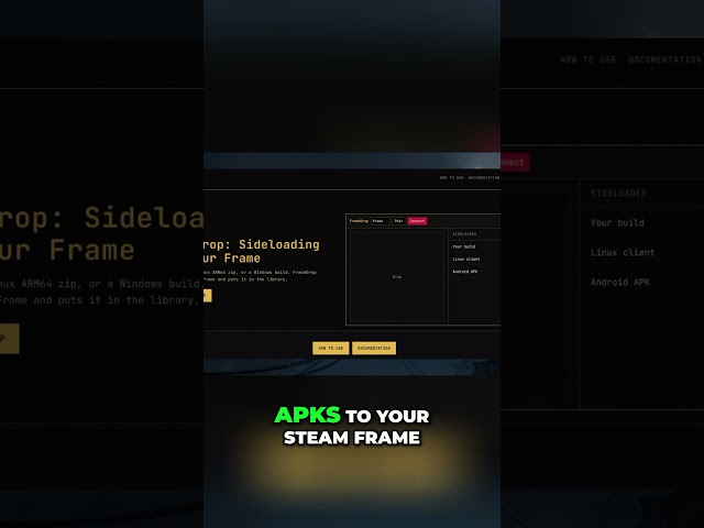 Install ANY Android App on Steam Frame with FrameDrop!