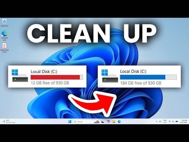 How To Clean C Drive In WIndows 11 - Tutorial