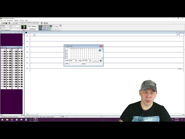 LogixPro bit table explanation and usage. RSLogix 500 training B3 Binary