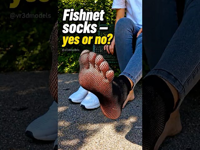 Fishnet socks — yes or no?