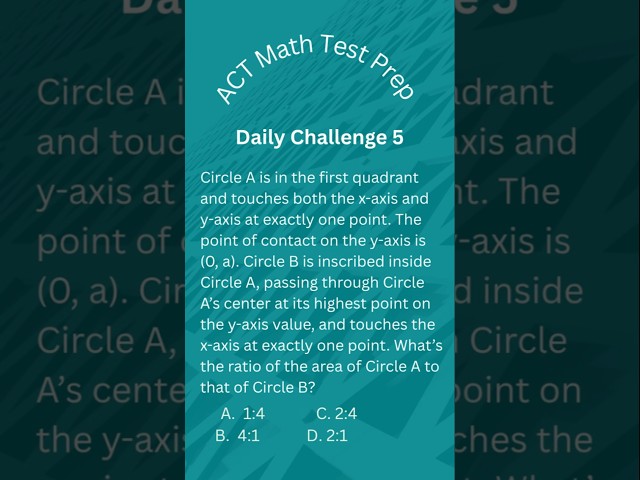 ACT Math Challenge 5